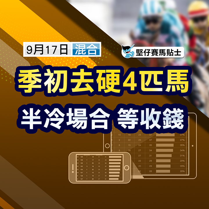 全日只賭４場，半冷場合實好分