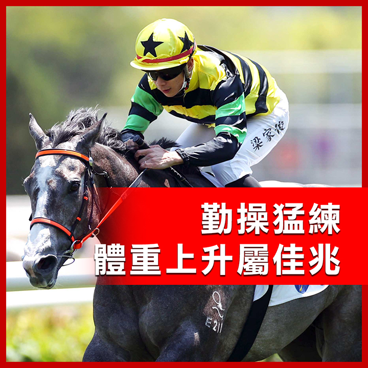 勤操猛練 體重上升屬佳兆