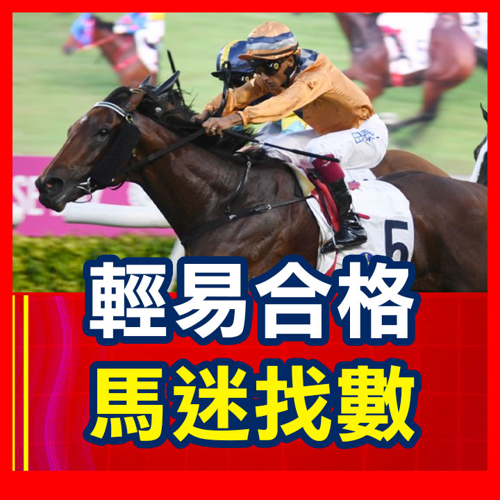 輕易合格 馬迷找數