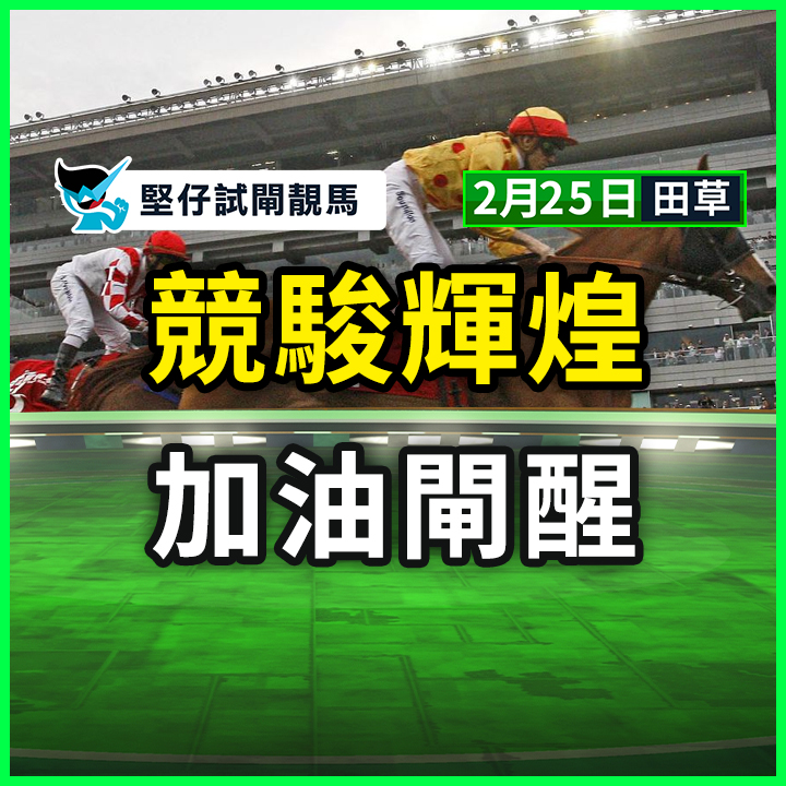 競駿輝煌 加油閘醒