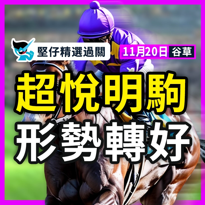超悅明駒 形勢轉好