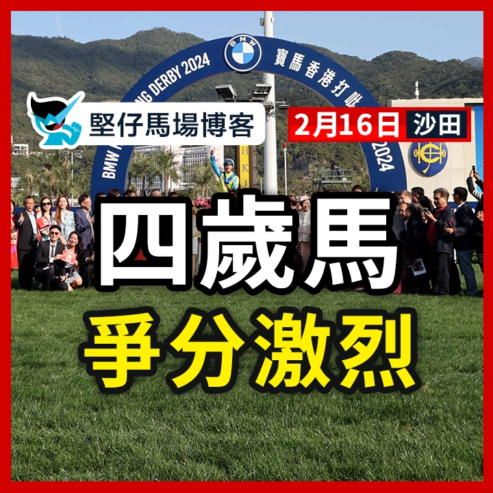 四歲馬 爭分激烈