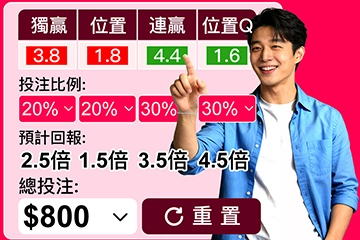 堅仔投注伴侶「買啱D」